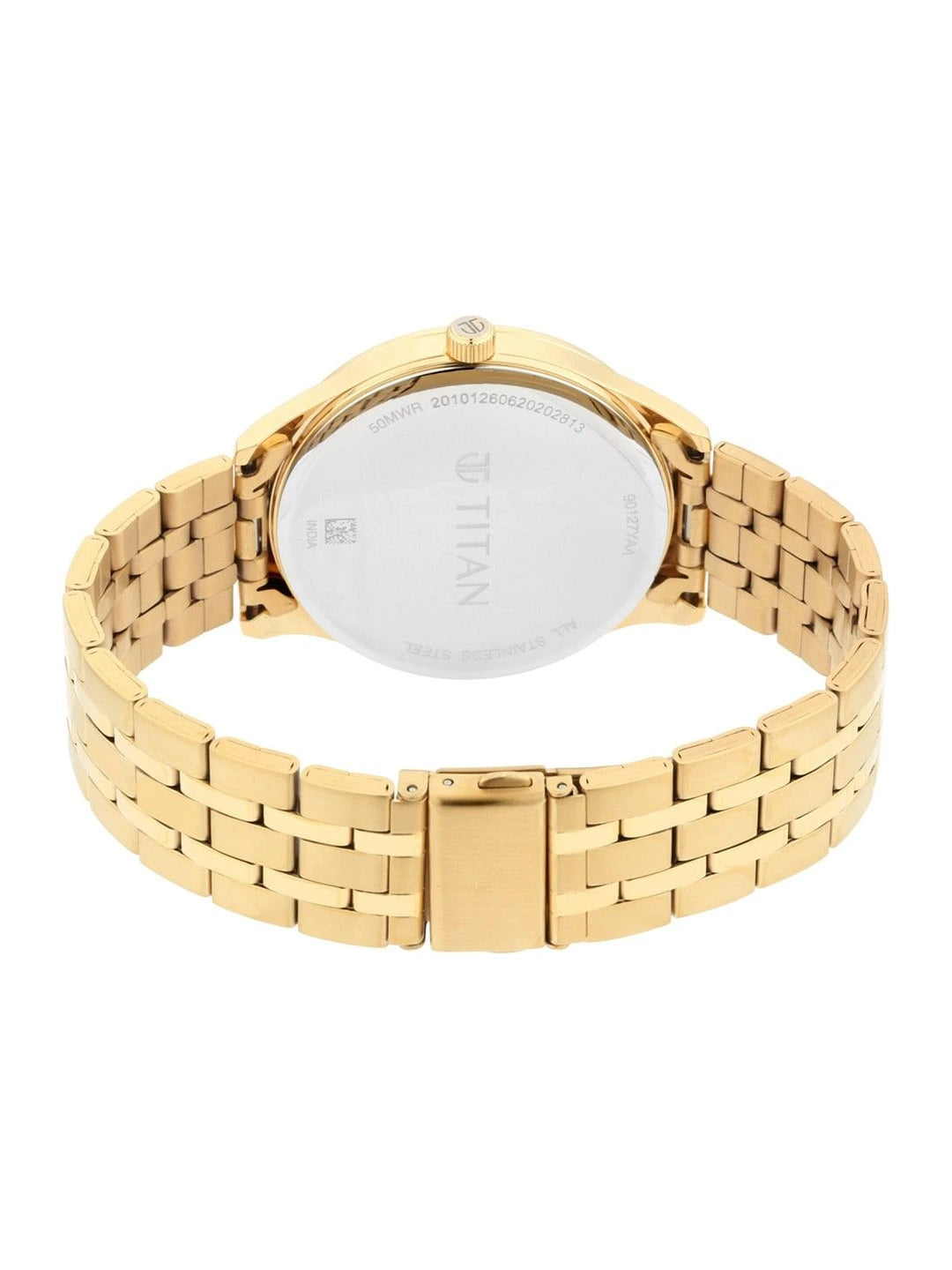 Titan Regalia Opulent Quartz Analog With Black Dial Watch - NT90127YM02