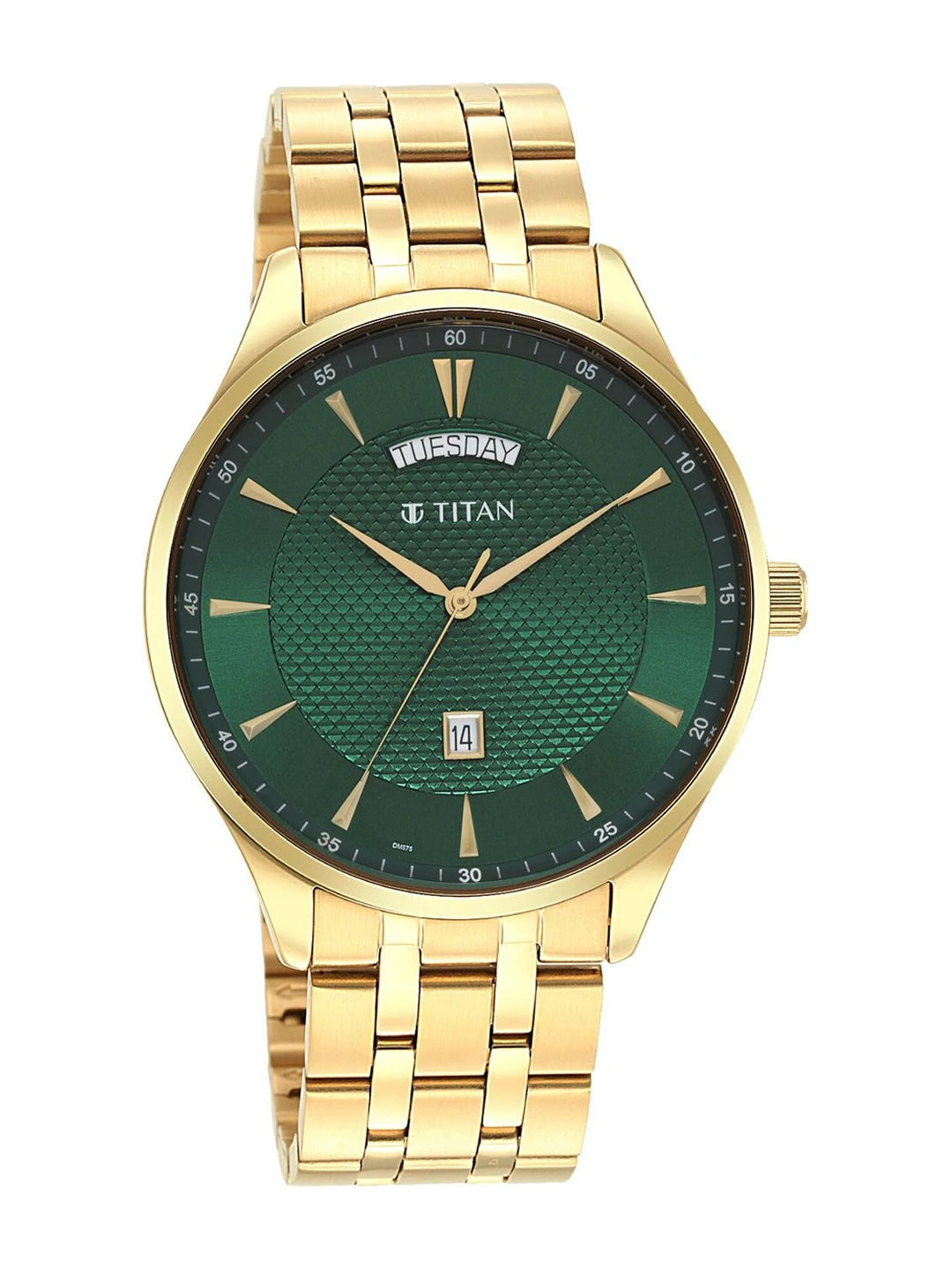 Titan Opulent Lii Quartz Analog With Green Dial Watch - NT90127YM03