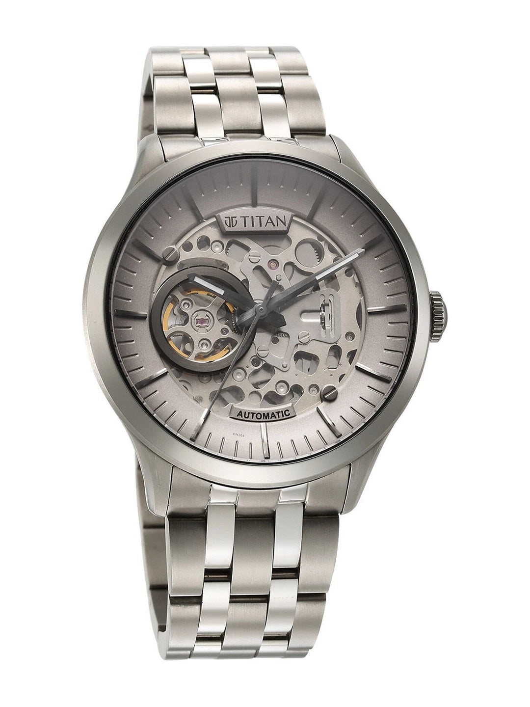 Titan Metal Mechanicals Automatic With Grey Dial Watch - NT90140TM01