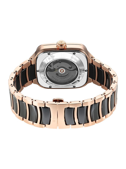 Titan Ceramic Fusion Automatic With Black Dial Watch - NT90175KD03