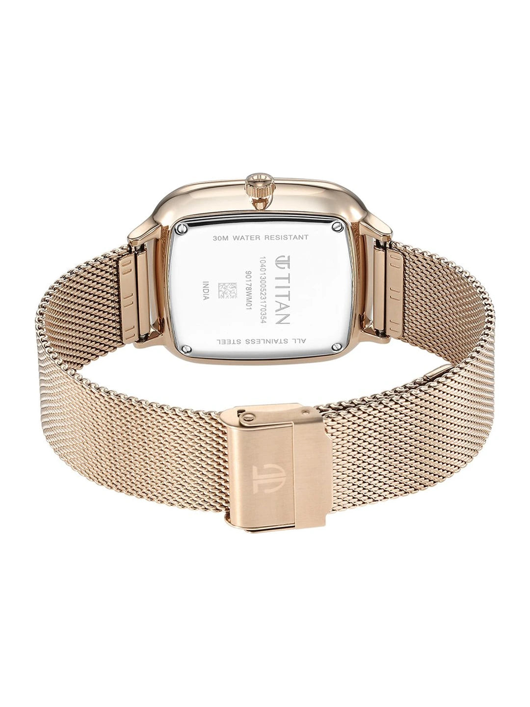 Titan Avant Garde Multifunction Analog With Champagne Dial Watch - NT90178WM01