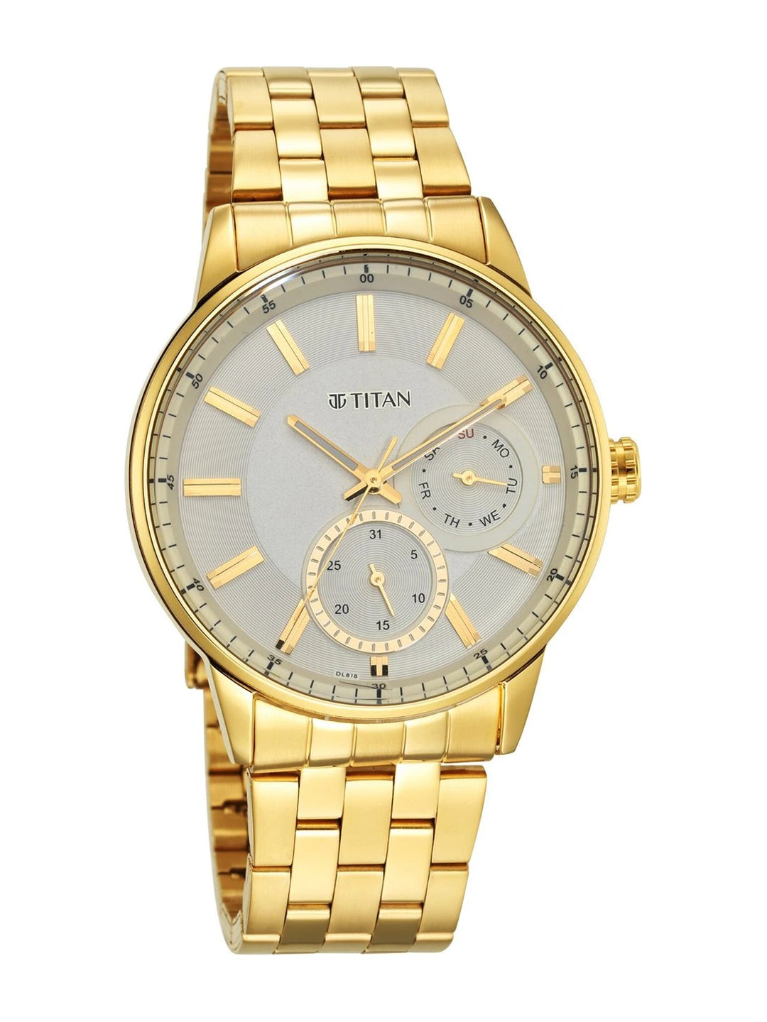 Titan Regalia Opulent Multifunction Analog With Beige Dial Watch - NT9441YM02