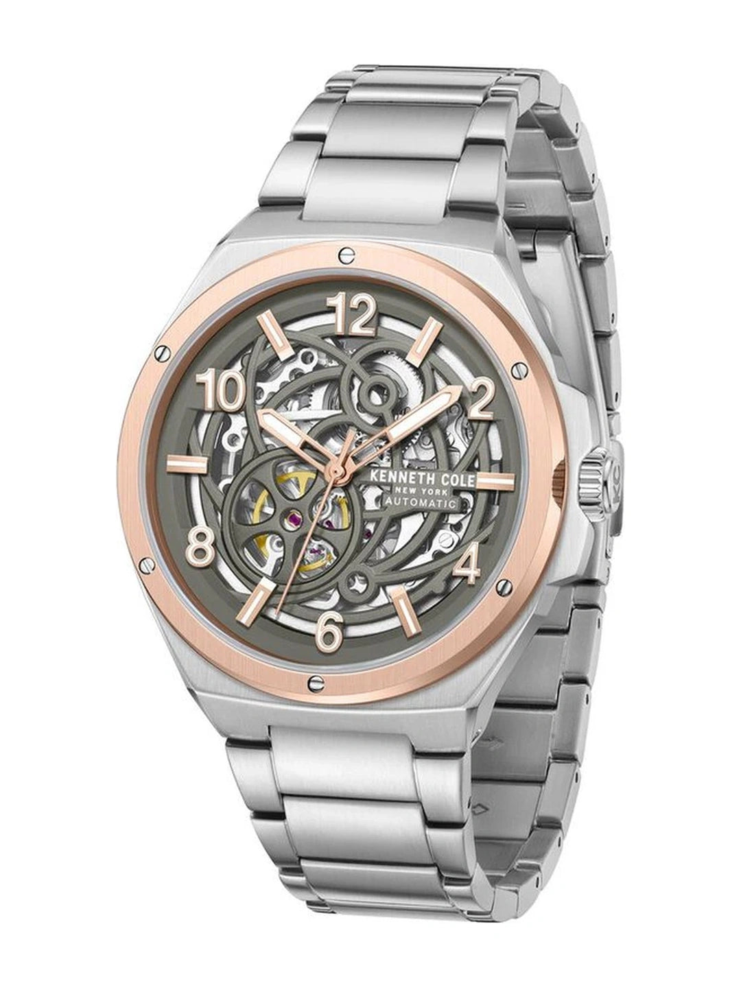 Kenneth Cole Round Grey Dial Analog Watch - NTKCWGY0046303MN