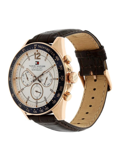 Tommy Hilfiger  Round White Dial Analog Watch - NTTH1791118
