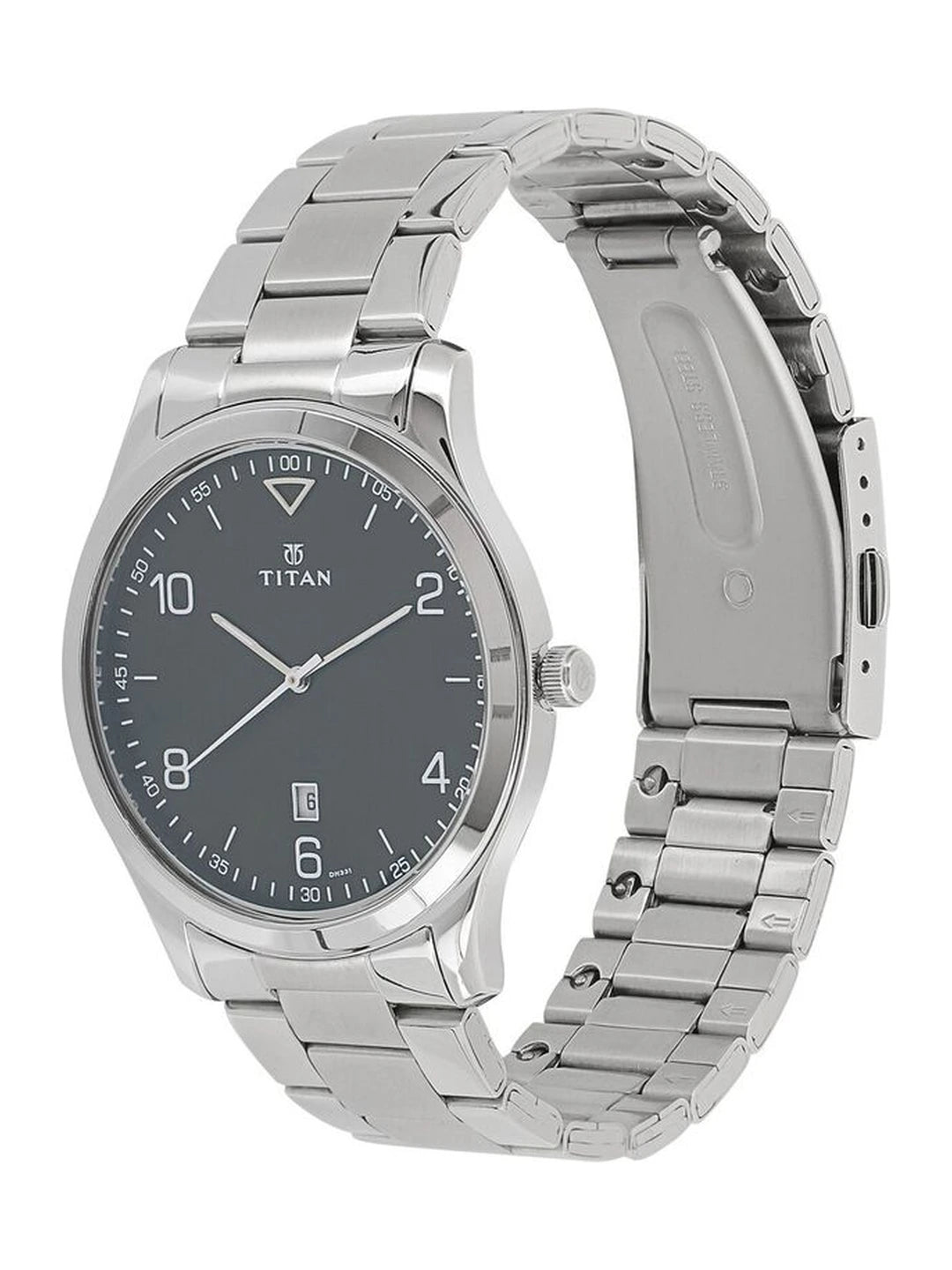 Titan Workwear Round Blue Dial Analog Watch - NU1770SM03