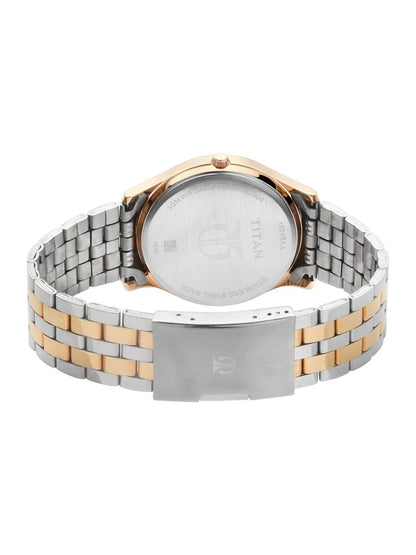 Titan Round Brown Dial Analog Watch - NU1824KM01