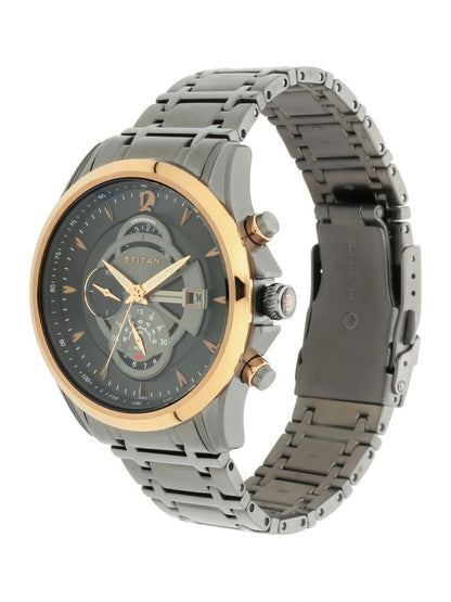 Titan Round Analog Watch - NU1830KM01