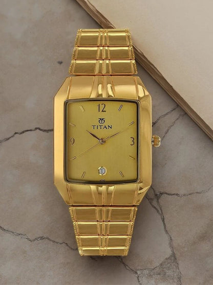 Titan Round Analog Watch - NU9264YM02