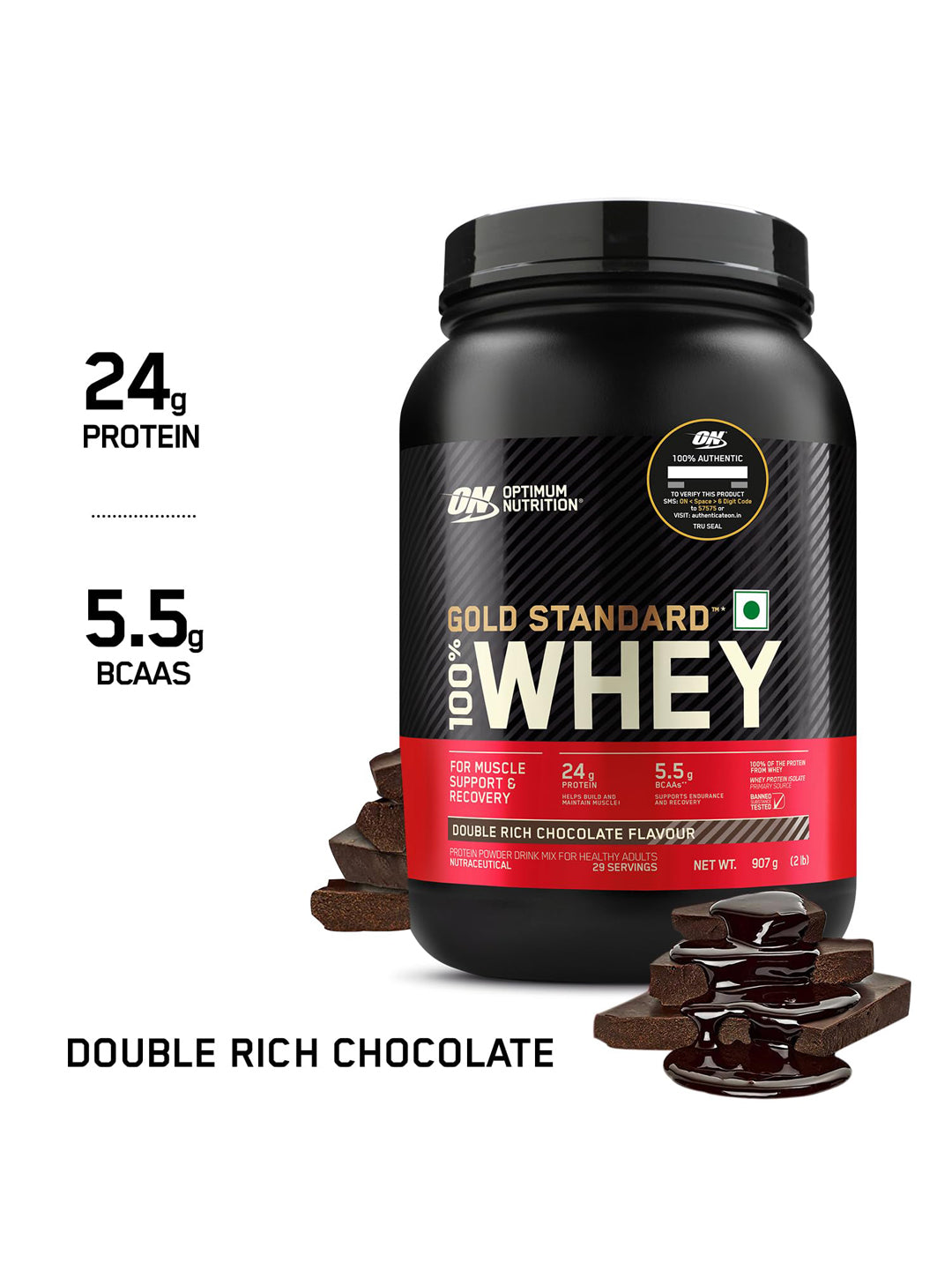 ON Gold Standard 100% Whey Protein Powder 907 g