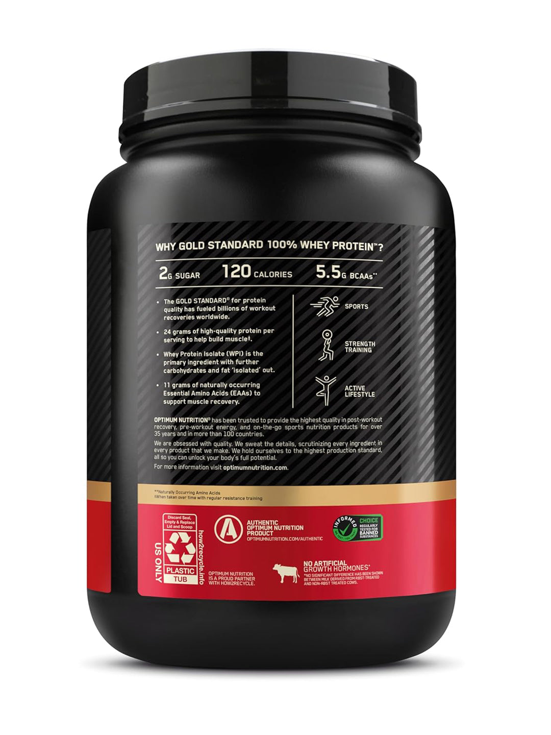 ON Gold Standard 100% Whey Protein Vanilla Ice Cream Powder 899 g