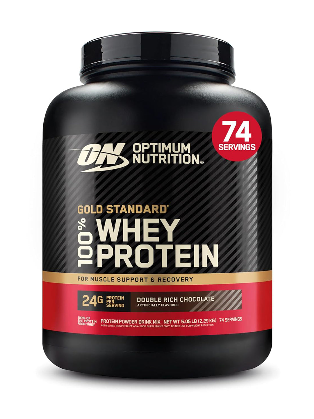 ON Gold Standard 100% Whey Protein Double Rich Chocolate Powder 2.27 kg