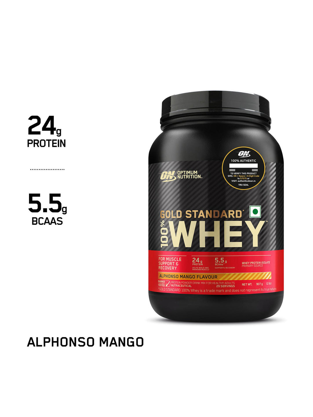 ON Gold Standard 100% Whey Protein Powder 907 g