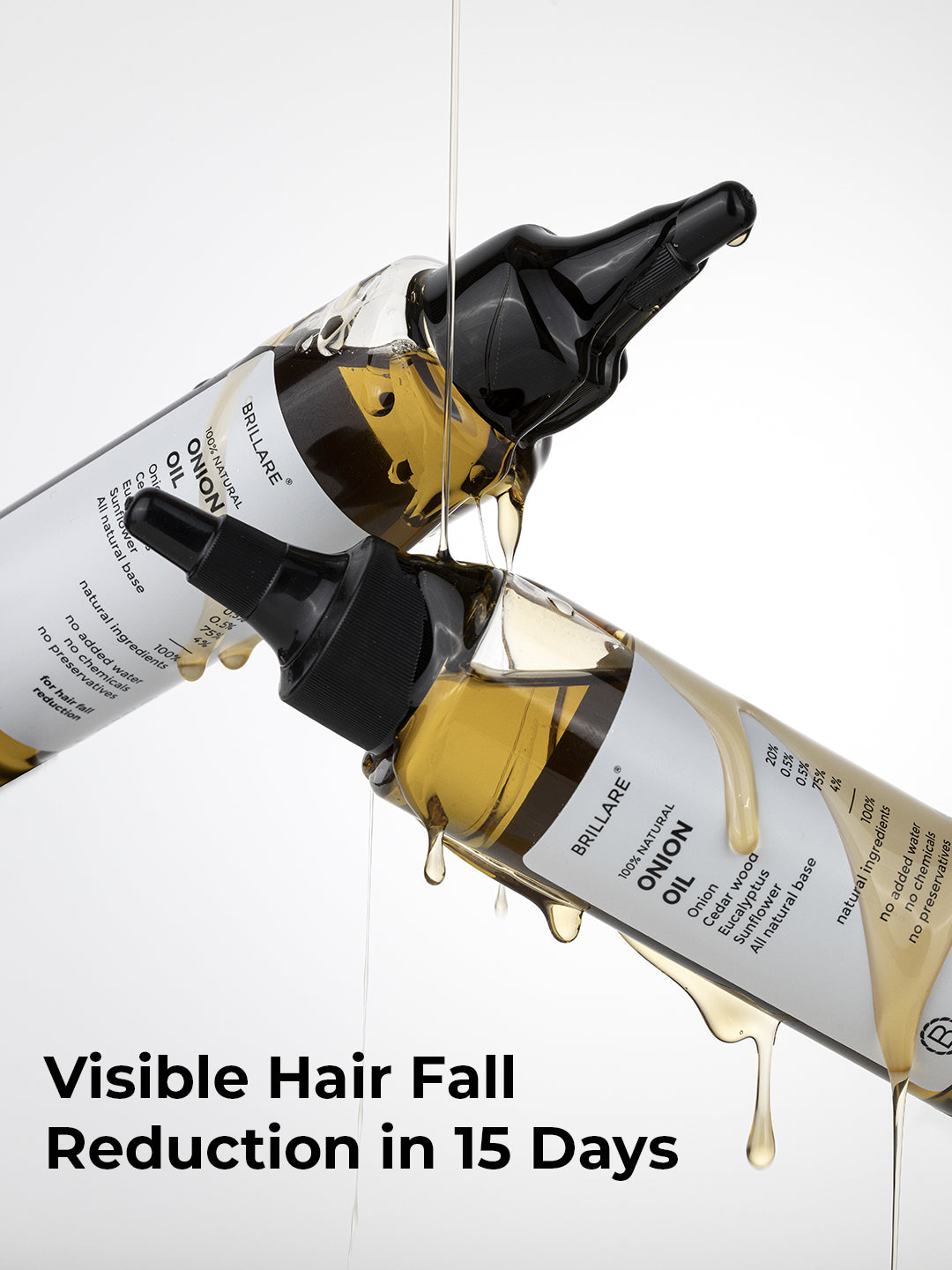Brillare Onion Oil For Hair Fall Reduction (100ml)