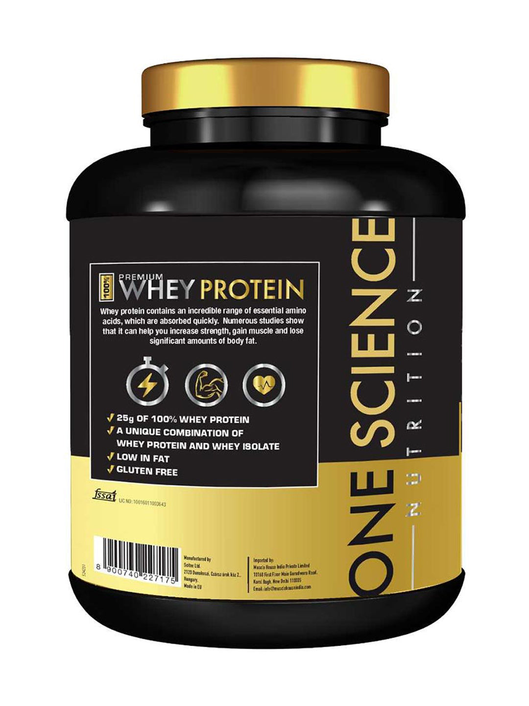 One Science Nutrition Premium 100% Whey Protein  Powder 2.27 kg