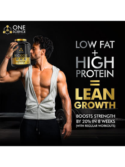 One Science Nutrition IsoGold Whey Protein Isolate Powder 2.27 kg