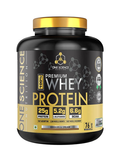 One Science Nutrition Premium 100% Whey Protein  Powder 2.27 kg