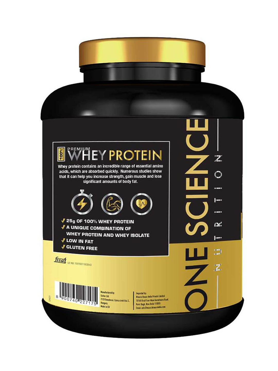 One Science Nutrition Premium 100% Whey Protein  Powder 2.27 kg