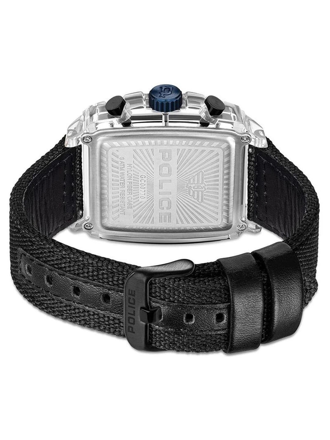 Police Square Black Dial Analog Watch - PLPEWGC00770X1
