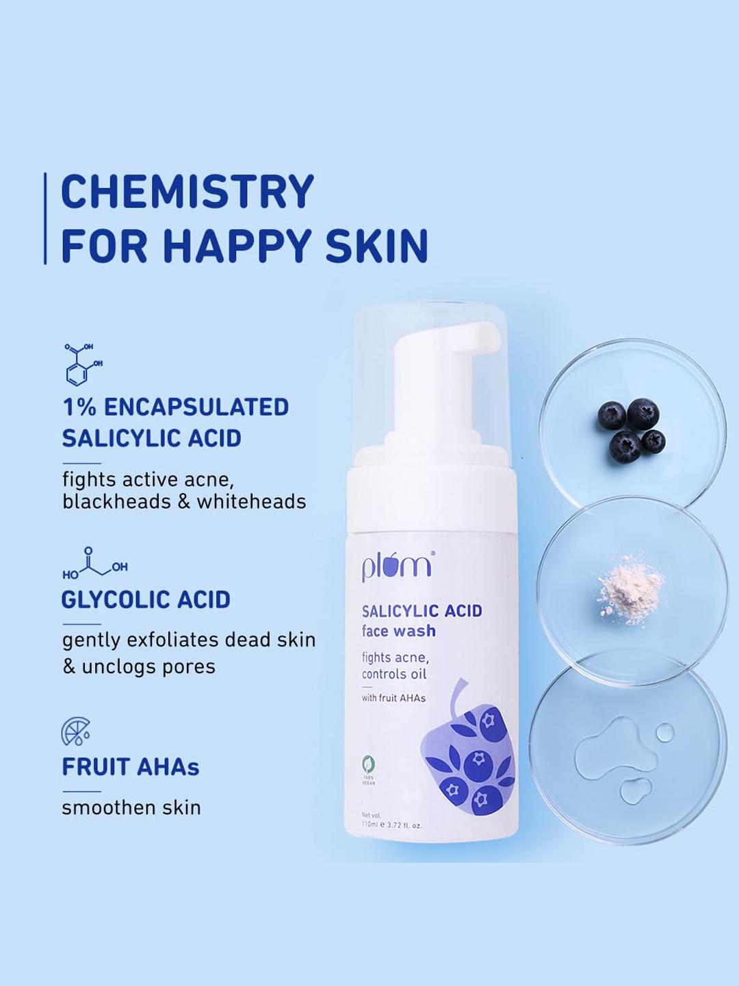 Plum Salicylic Acid Foaming Face Wash 110ml