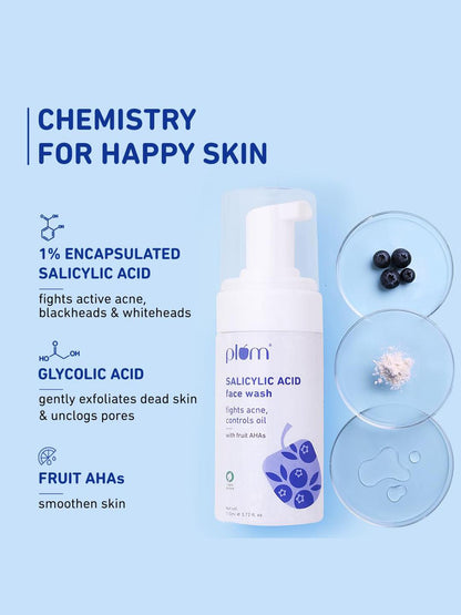 Plum Salicylic Acid Foaming Face Wash 110ml
