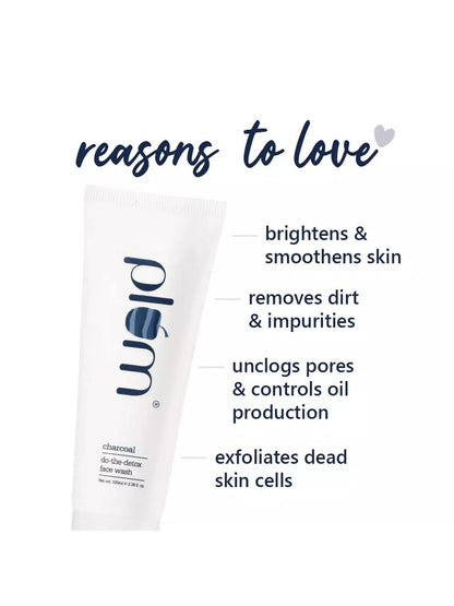 Plum Charcoal Do The Detox Face Wash 100ml
