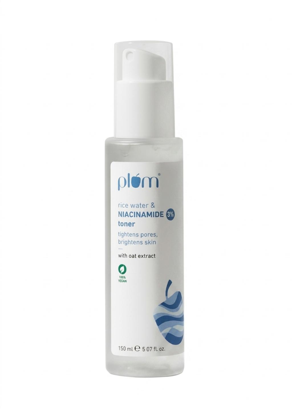 Plum 3% Niacinamide & Rice Water Toner 150ml