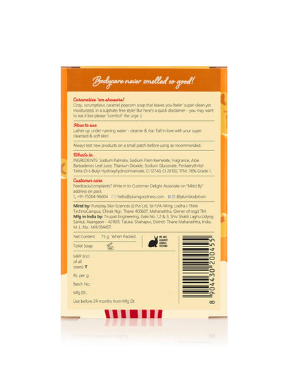 Plum Body Lovin' Caramel Popcorn Soap 75g
