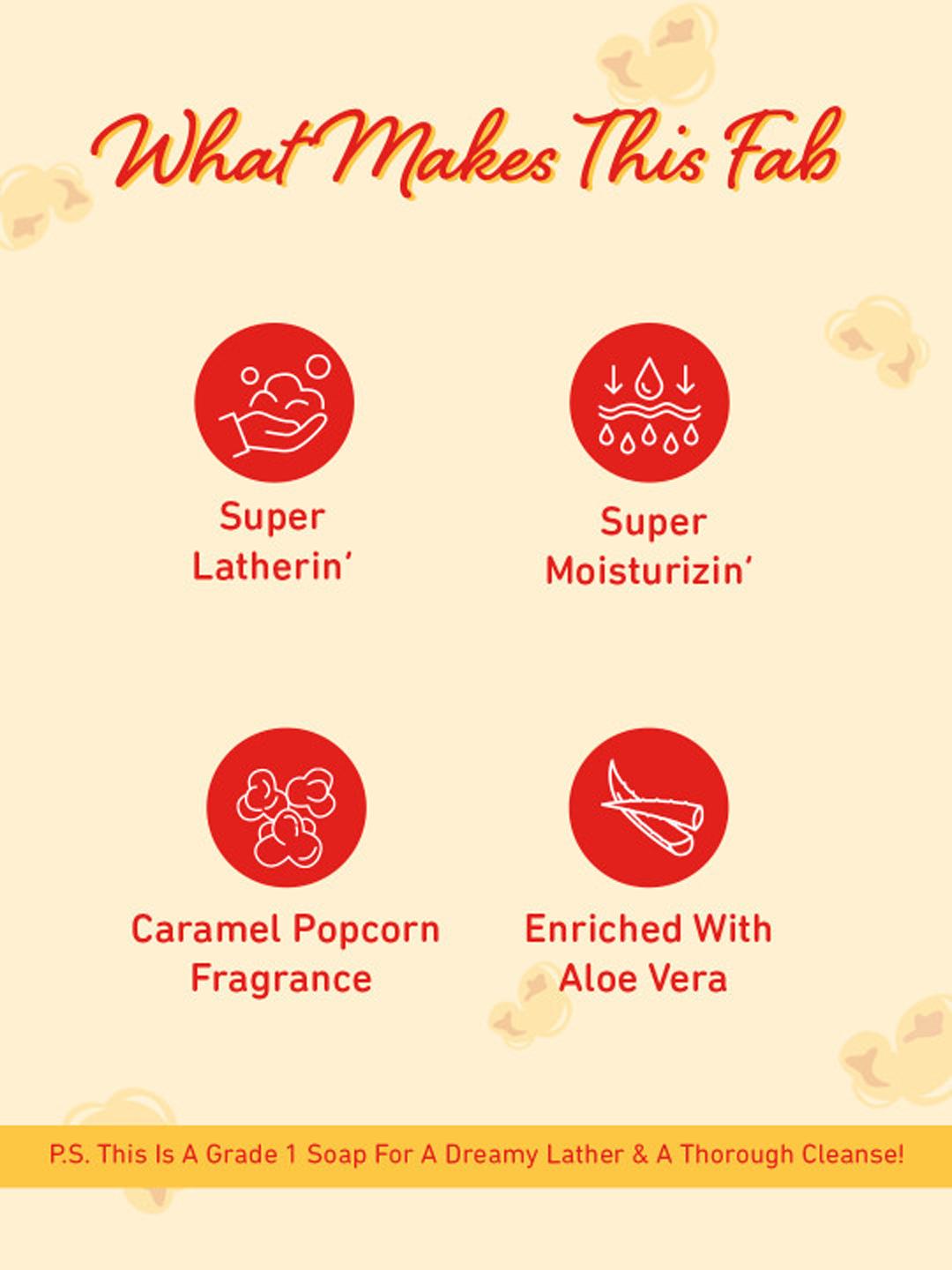 Plum Body Lovin' Caramel Popcorn Soap 75g
