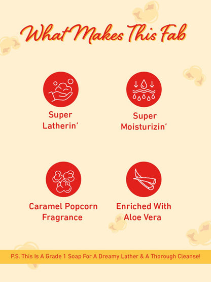 Plum Body Lovin' Caramel Popcorn Soap 75g