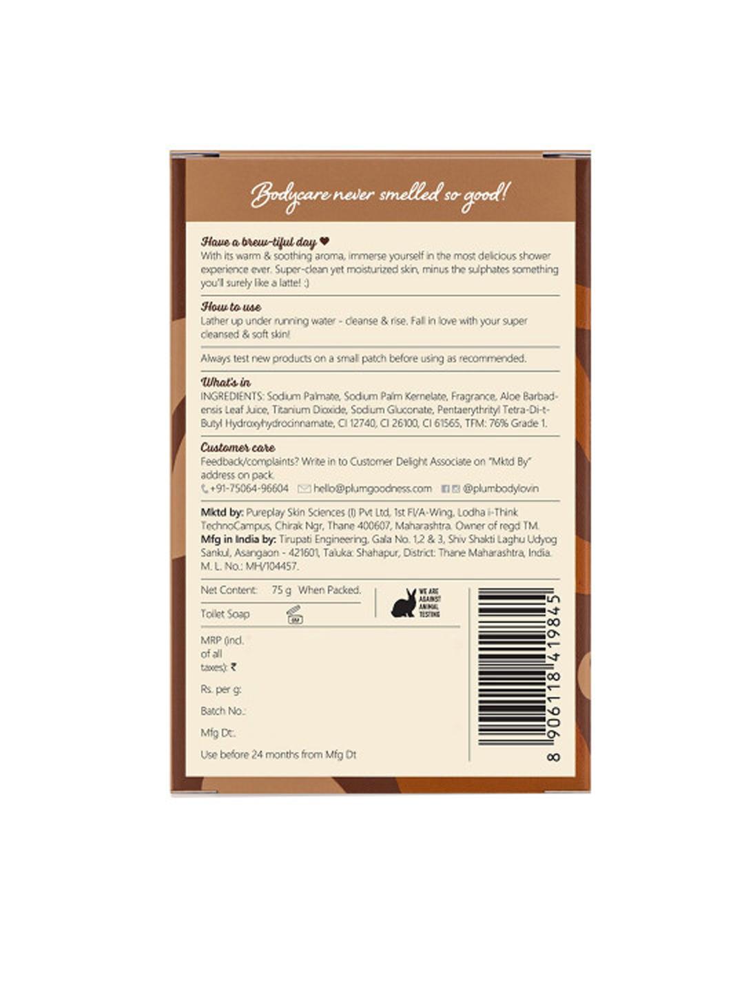 Plum Body Lovin' Coffee Wake-a-ccino Soap 75g