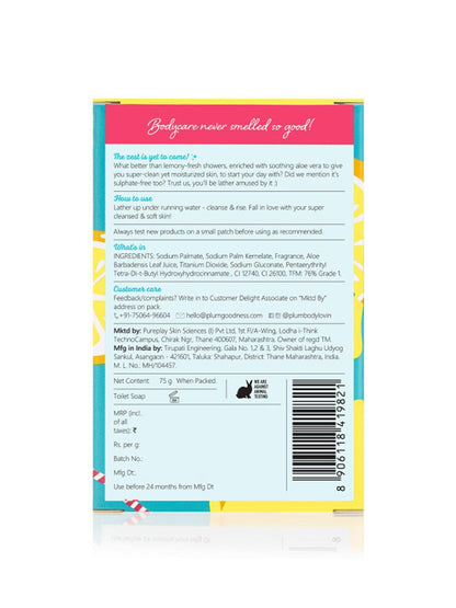 Plum Body Lovin' Lemme Lemon Soap 75g