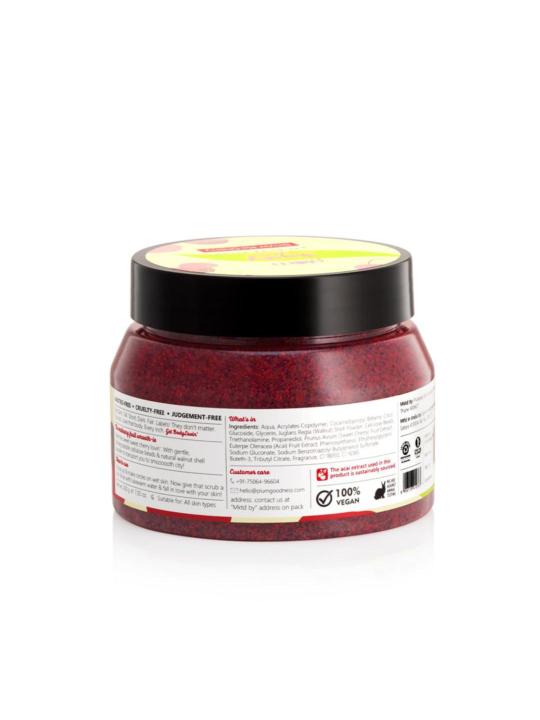 Plum Body Lovin' Drivin' Me Cherry Body Scrub 200g