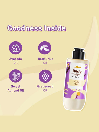 Plum Body Lovin' Vanilla Vibes Body Oil 200ml