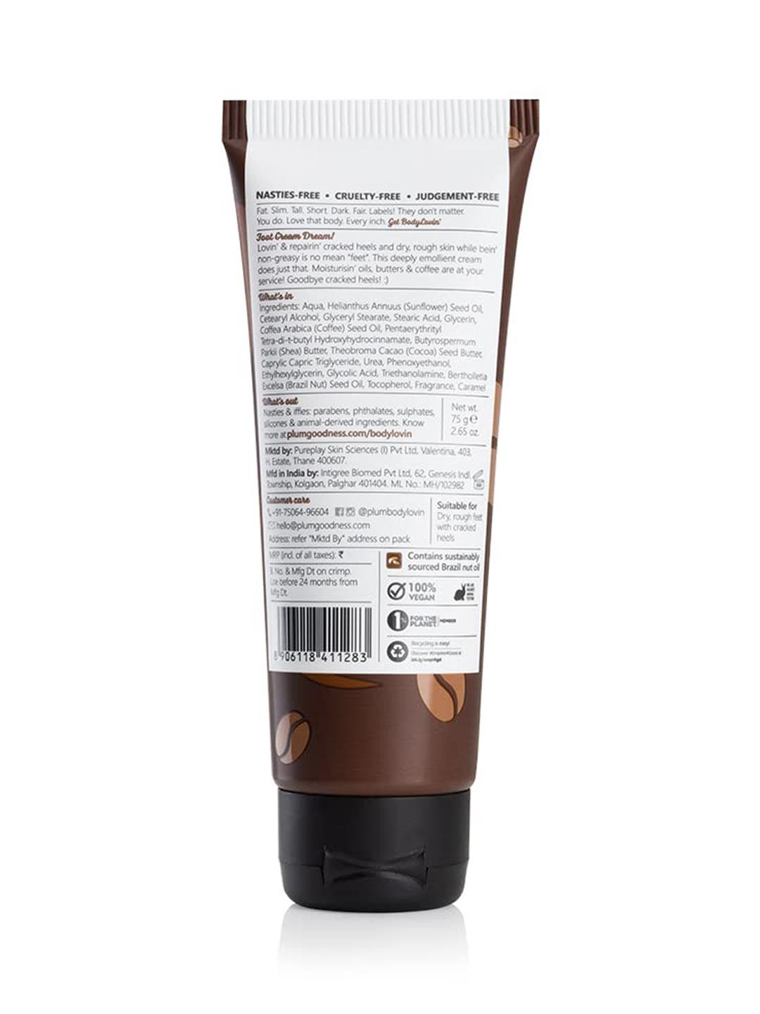 Plum Body Lovin' Coffee Wake-a-ccino Foot Cream 75g