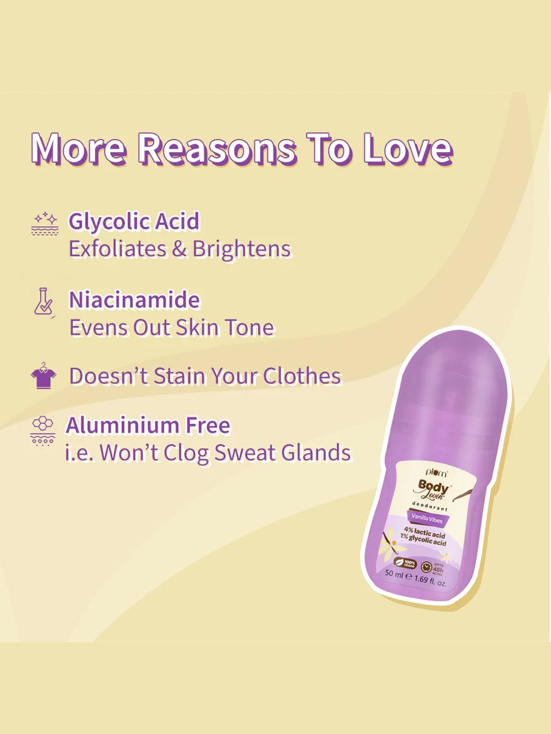 Plum Body Lovin' Vanilla Vibes Deo Roll On 50ml