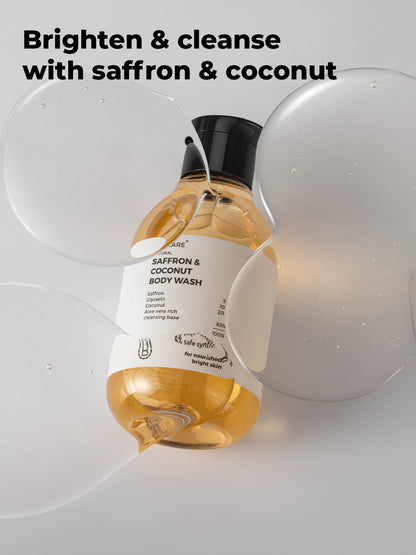 Brillare Saffron & Coconut Body Wash (200ml)