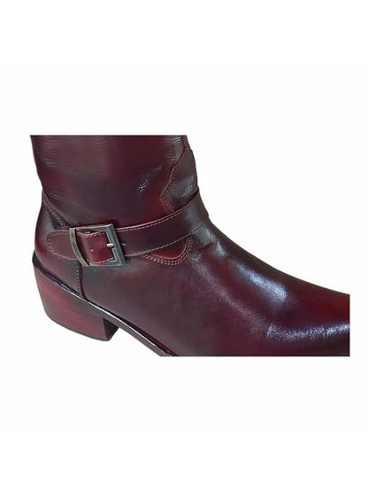 Shoe Bazar Brown Genuine Leather Boots for Men