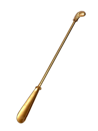 Shoe Mistri Premium Gold Aluminium Shoehorn - 24” Long Handle