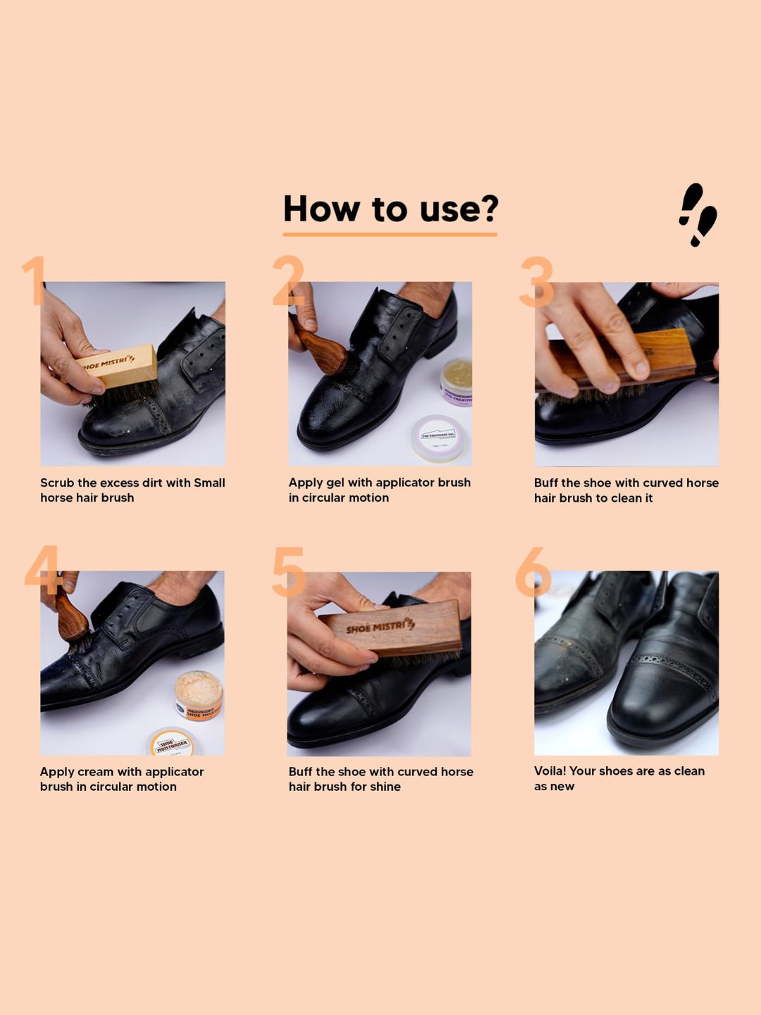 Shoe Mistri Leather Care Kit Drawer - (Pack of 5)