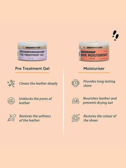 Shoe Mistri Leather Care Essentials Kit - (Pack of 3)