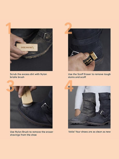 Shoe Mistri Premium Suede Care Combo - (Pack of 2)