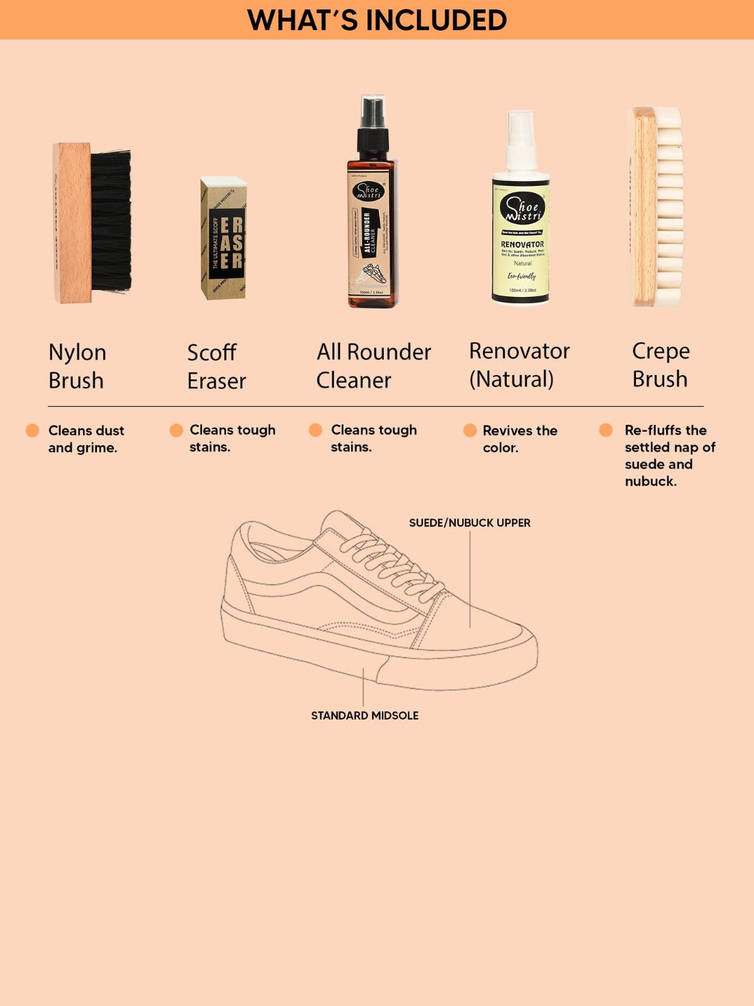 Shoe Mistri Foam Shoe Cleaner Kit