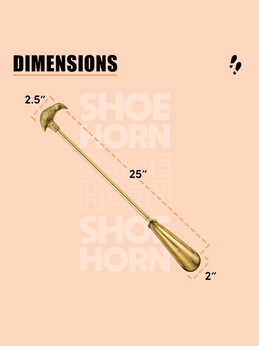 Shoe Mistri Victorian Raven Shoe Horn