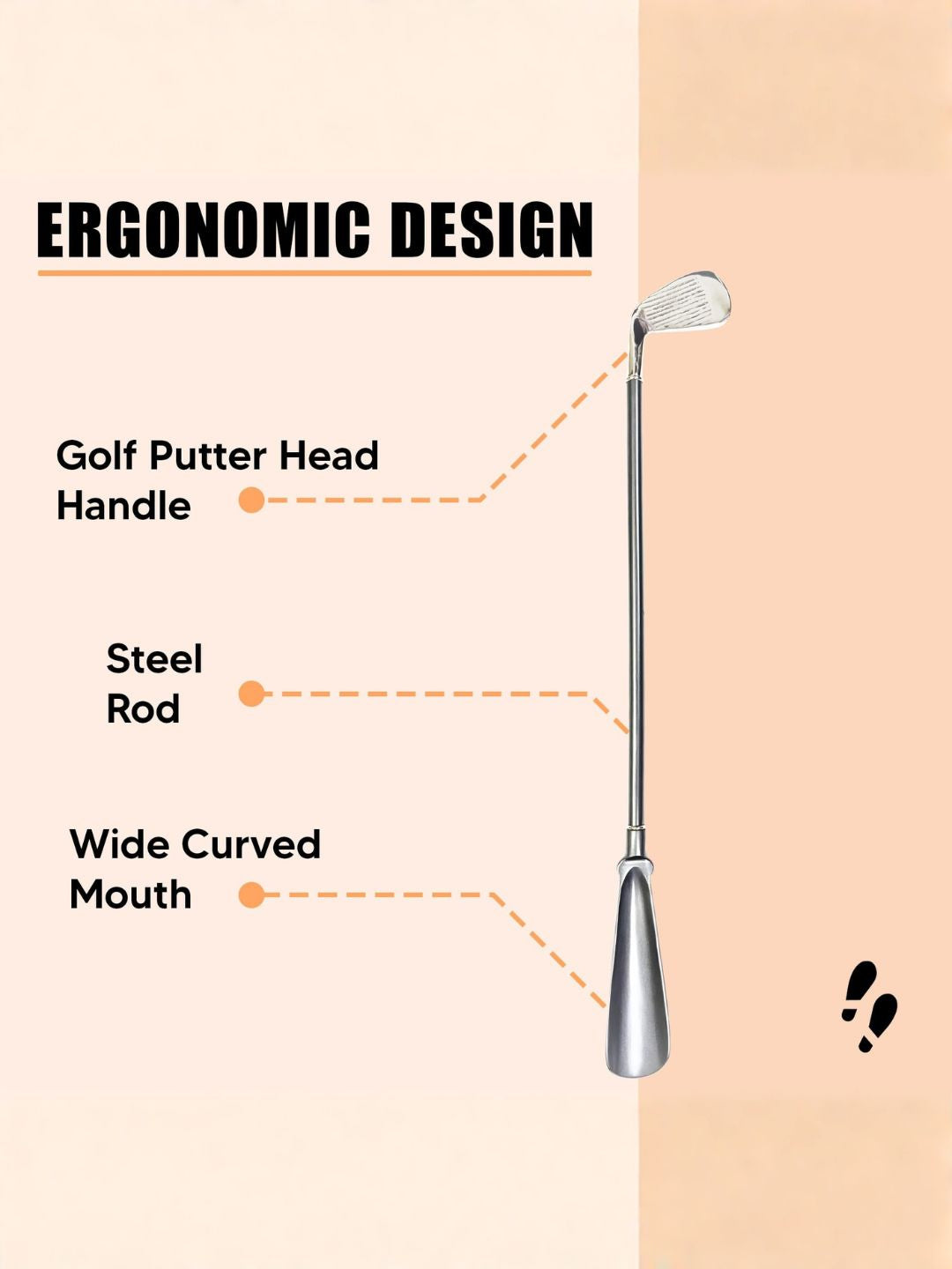 Shoe Mistri Dual Finish Golf Putter Shoe Horn