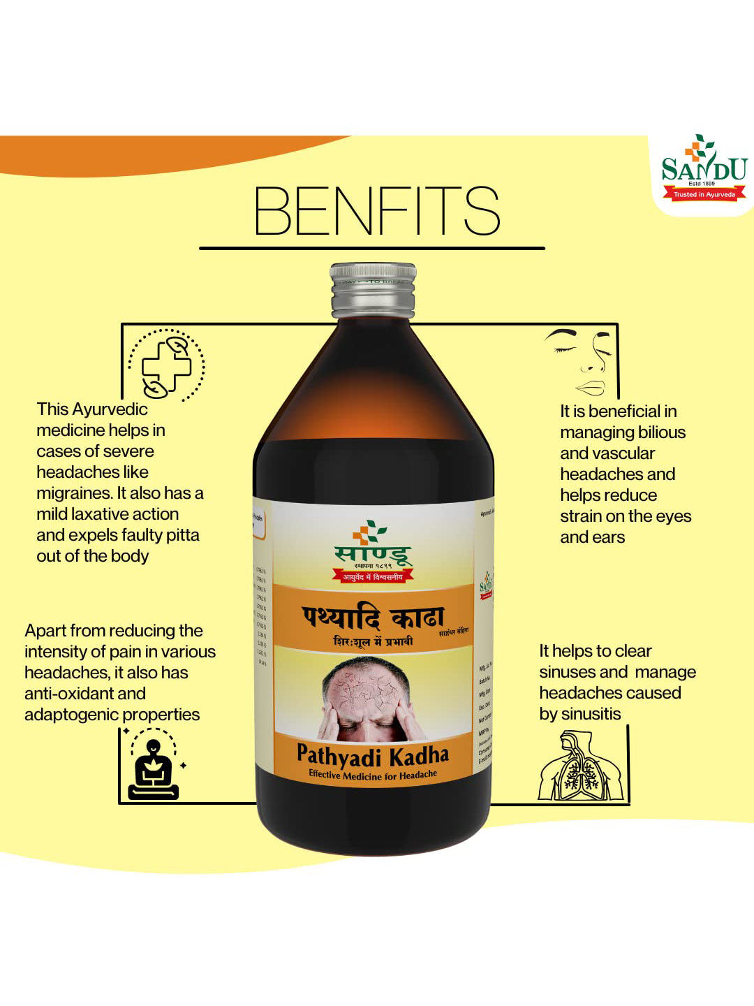 Sandu Pathyadi Kadha Liquid 200 ml