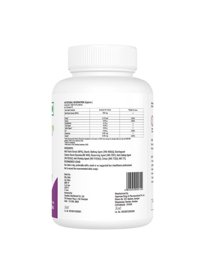 Steadfast Nutrition Milk Thistle Liver Detox Supplement Tablets For Men (60 Tablets)
