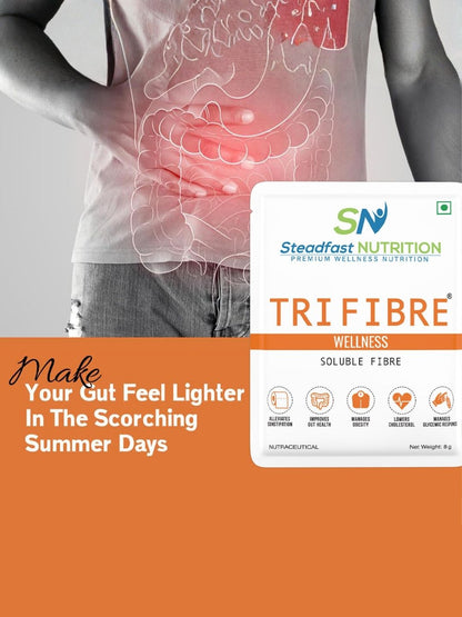 Steadfast Nutrition Tri Fibre Clear Soluble Fiber Supplement (30 Sachets)