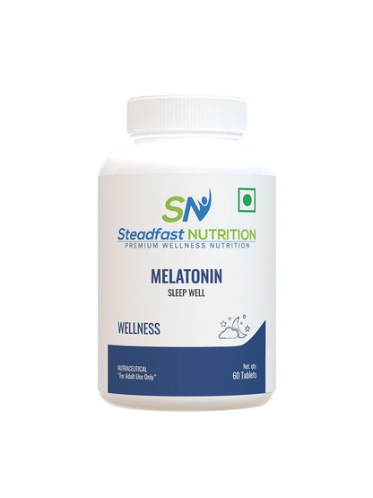 Steadfast Nutrition Melatonin 5 mg Sleep Supplement (60 Tablets)