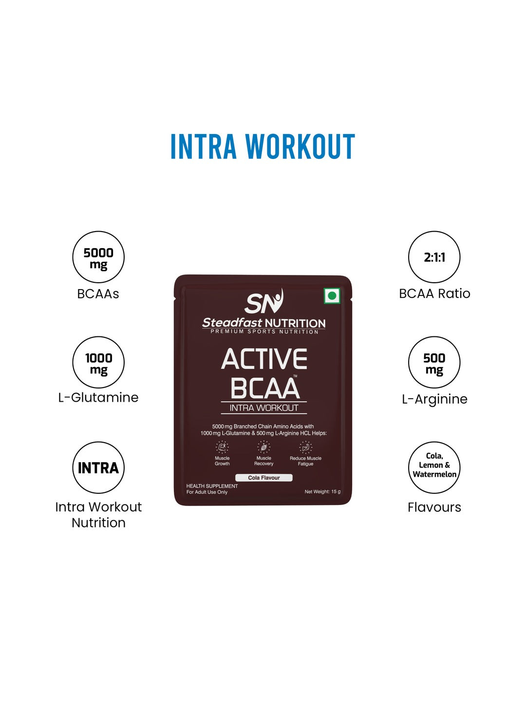 Steadfast Nutrition Active BCAA Supplement