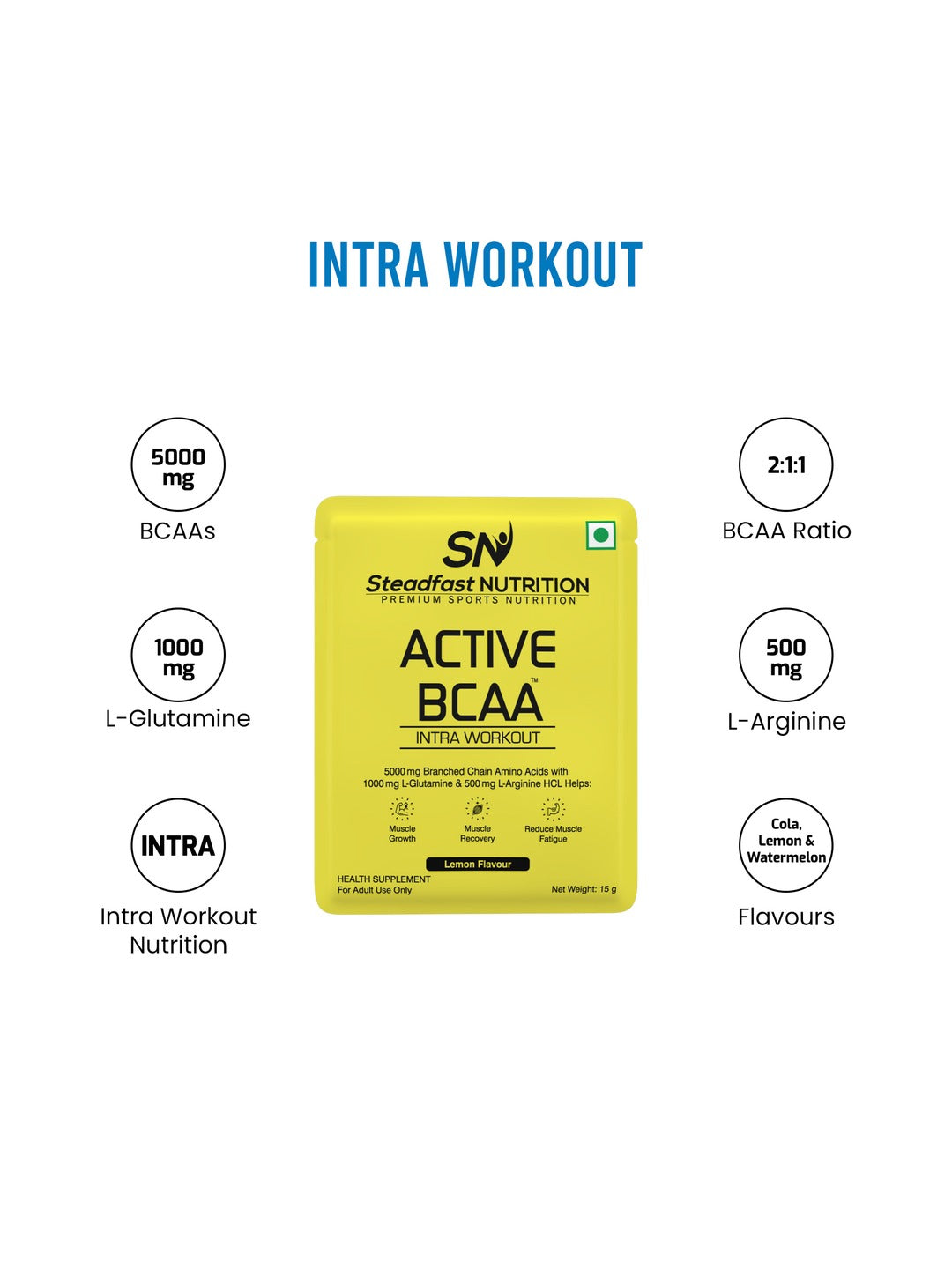Steadfast Nutrition Active BCAA Supplement
